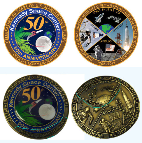 NASA Kennedy Space Medallion